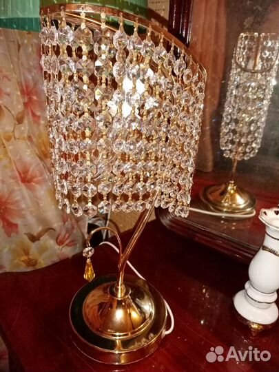 Лампа настольная Хрусталь