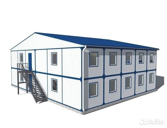 Здание из бытовок с ндс