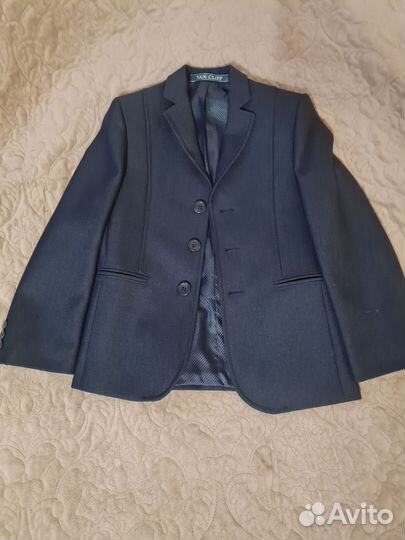 Школьный костюм для мальчика 122 128 синий