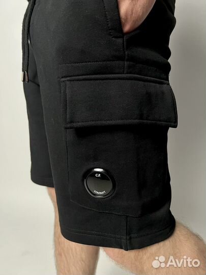 Шорты C.P. Company fleece drawstring track pants