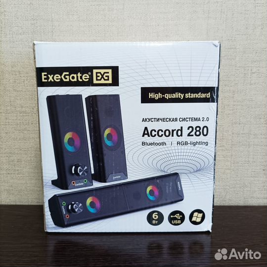 Акустическая система 2.0 ExeGate Accord 280