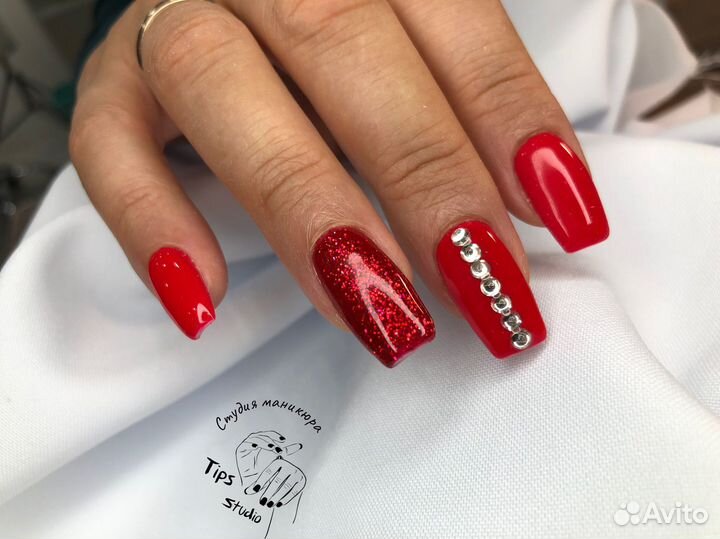 Маникюр,покрытие гель лак, укрепление