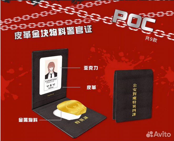 Аниме карточки Человек-Бензопила