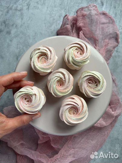 Съедобный букет, яблочный зефир