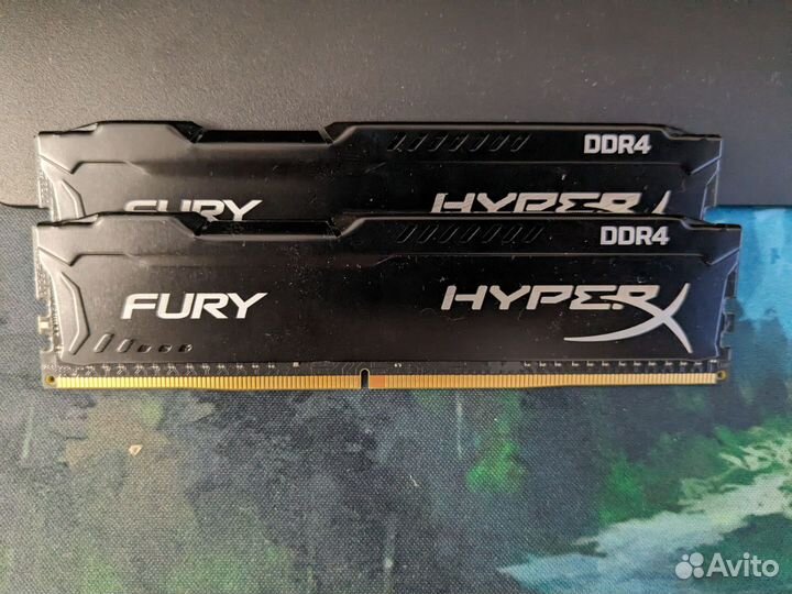 HyperX fury ddr4 2x4Gb 2666