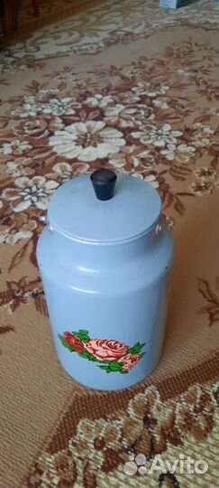 Бидон эмалированный новый СССР