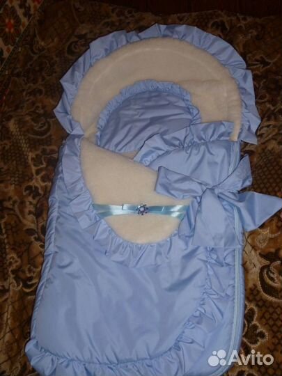 Конверт на выписку для мальчика зимний