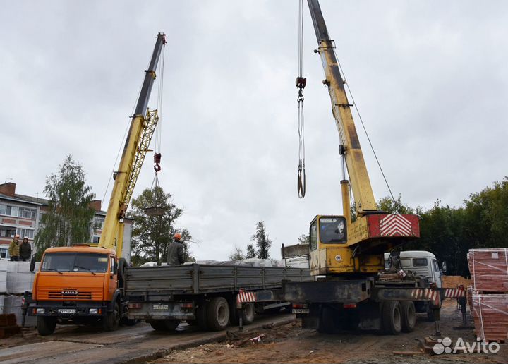 Аренда и услуги автокрана, 25 т, 28 м, с гуськом 9 м
