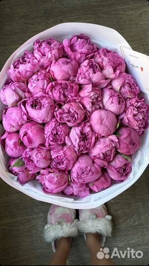 Букет пионов