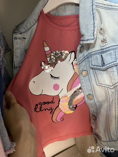 Пакет летних вещей на девочку 4-5 лет 100-104