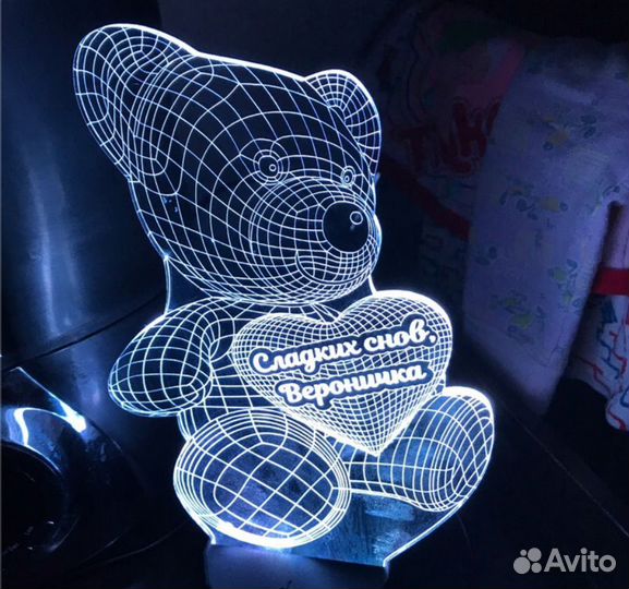 Детский светильник-ночник на подарок