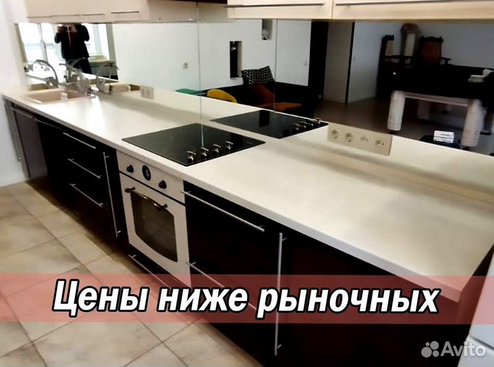 Столешницы в ванную, с/у из искусственного камня