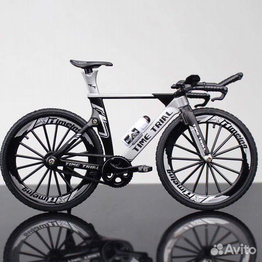 Модель велосипед шоссейный металл статуэтка