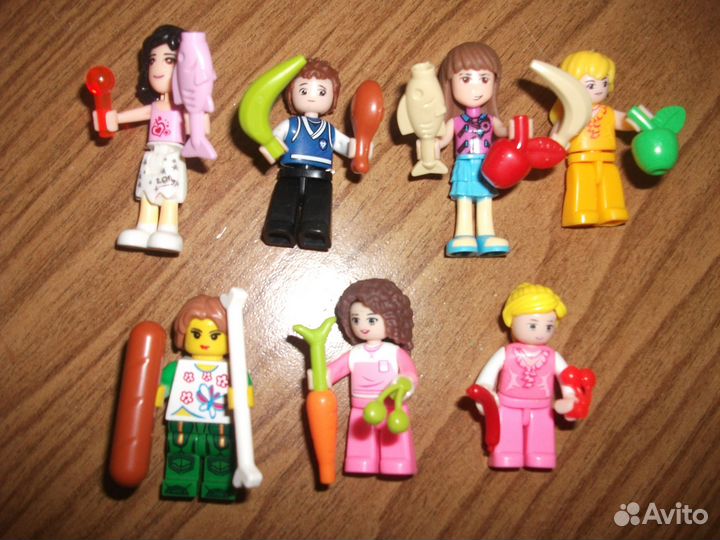 Lego еда поштучно, посуда, ящики 2