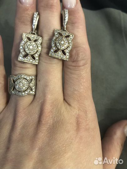 Серебряный комплект