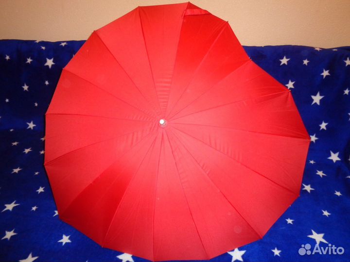 Зонт трость-сердце