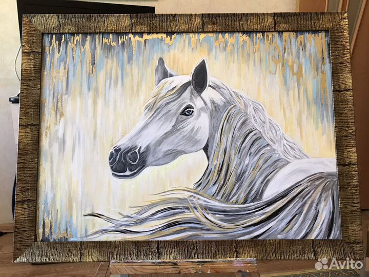 Картина акрилом на холсте