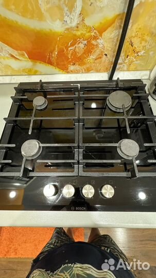 Газовая варочная панель 4 конфорки bosch
