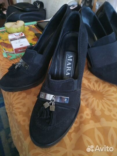 Туфли женские замшевые размер 37