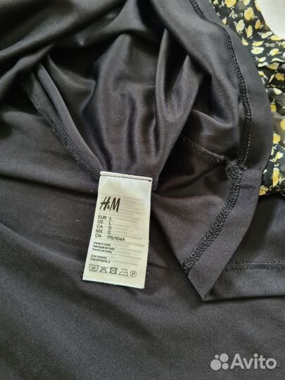 Платье шифоновое на подкладе 48 H&M