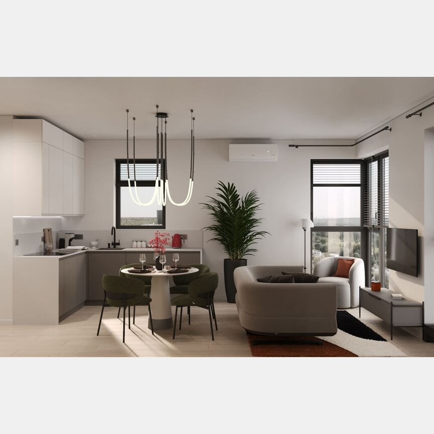 2-к. квартира, 68,2 м², 7/23 эт.