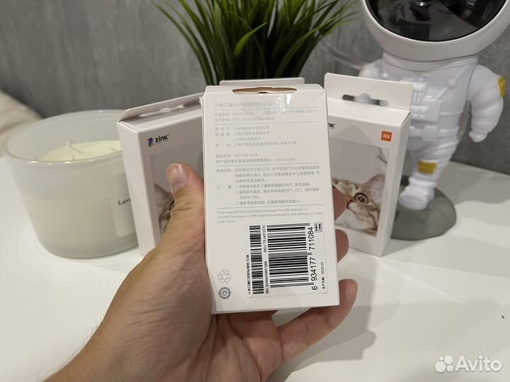 Портативный фотопринтер xiaomi новый