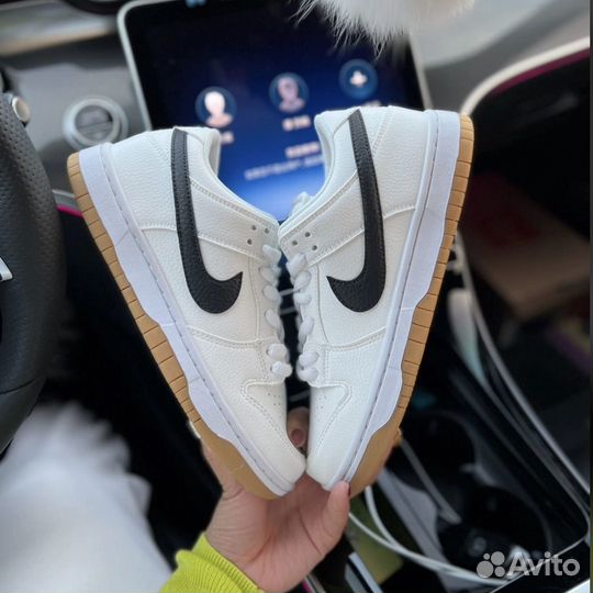 Оригинал Nike dunk sb pro iso white gum