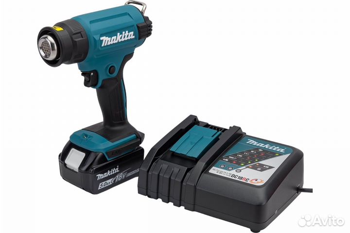 Аккумуляторный фен Makita LXT 550 гр. DHG180RT1J