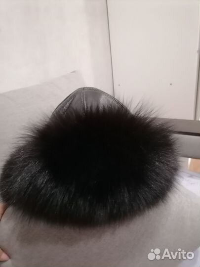 Шапка ушанка женская натуральный мех