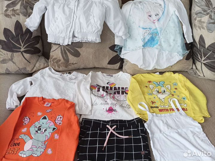 Вещи пакетом на девочку 92 98