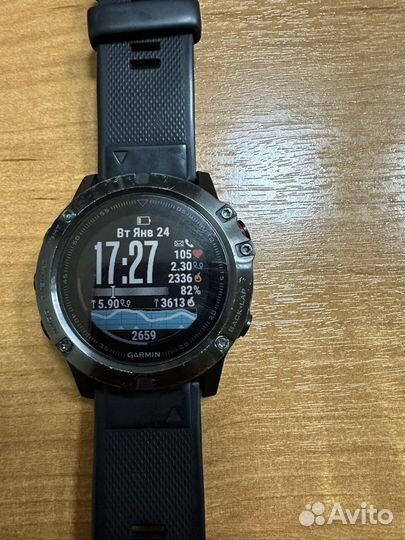 Часы Garmin fenix 5x sapphire