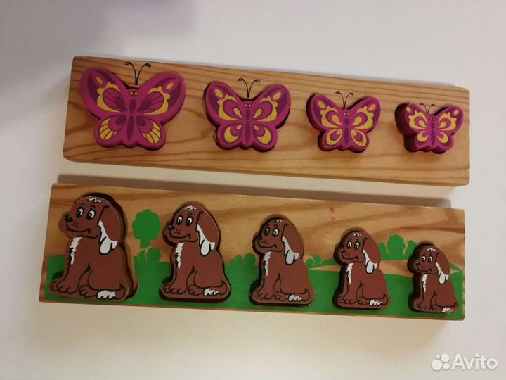 Пазлы деревянные игрушки
