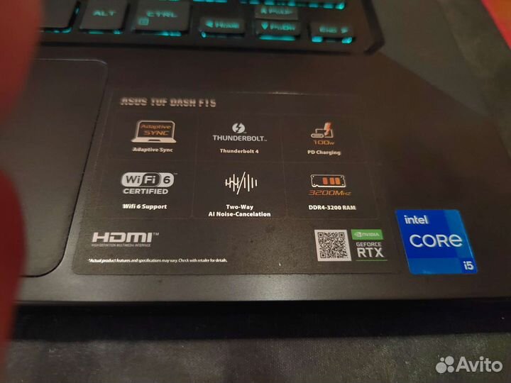 Asus Tuf gaming f15 3060