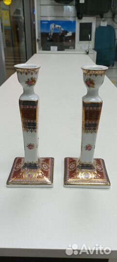 Подсвечники фарфоровые