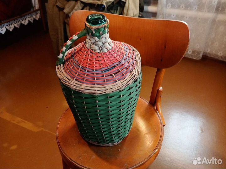 Бутылка в оплетке СССР