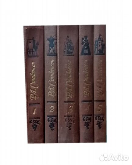 Р.Л.Стивенсон. Собрание сочинений в 5 томах
