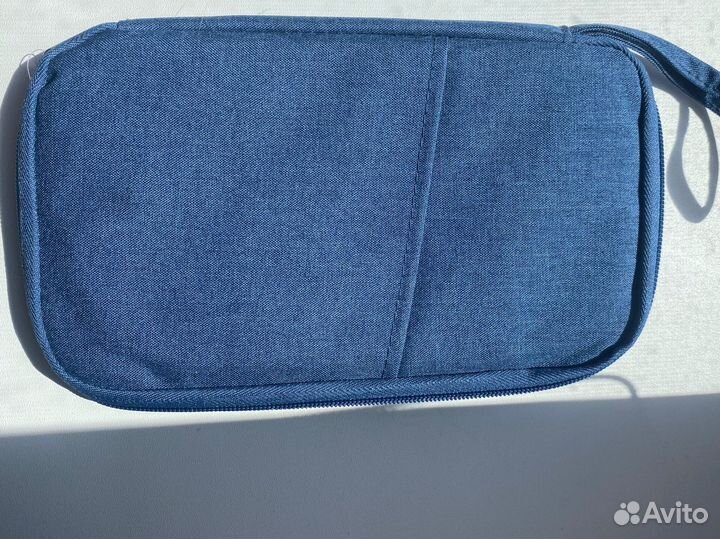 Абсолютно Новое Синее Портмоне Кошелек Сумка