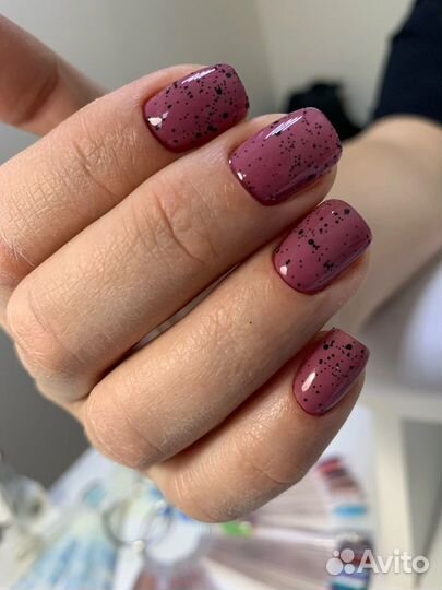 Маникюр, укрепление гелем, наращивание