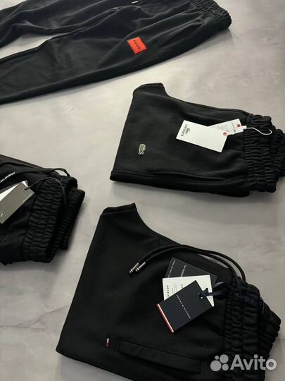 Спортивные штаны Tommy Hilfiger темные LUX