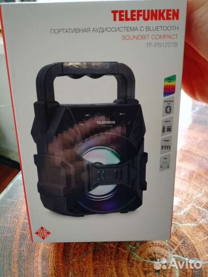Портативная блютуз колонка