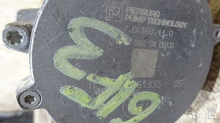 Дополнительный насос ож N63 BMW F10 бмв 5 серии Ф1