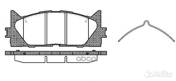 Колодки тормозные дисковые 2123300 Road house