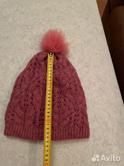 Шапка зимняя женская вязаная