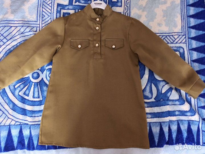 Военное платье для девочки