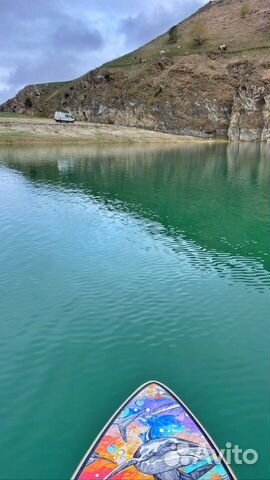 Сапсерфинг на озере Гижгит