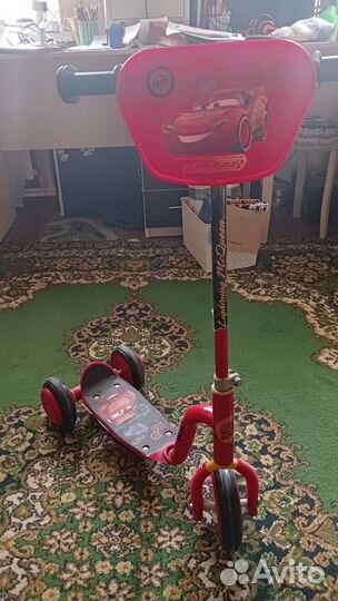 Самокат 3х колёсный