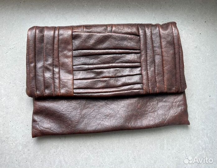 Женский кожаный клатч