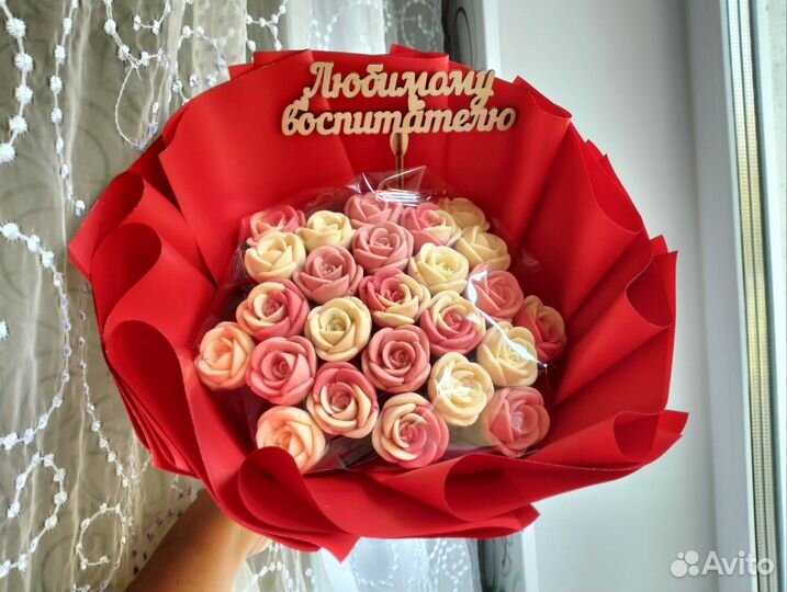 Букет из шоколадных роз