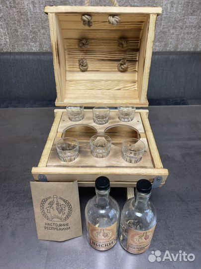 Деревянная бочка бар