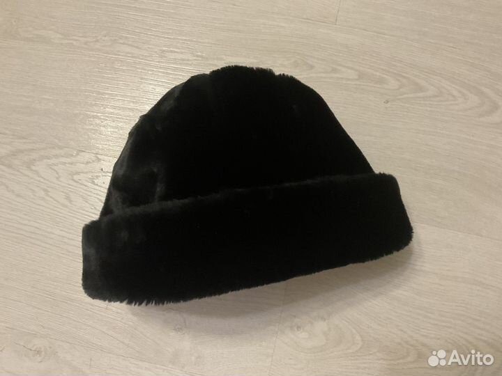 Зимняя шапка из эко меха